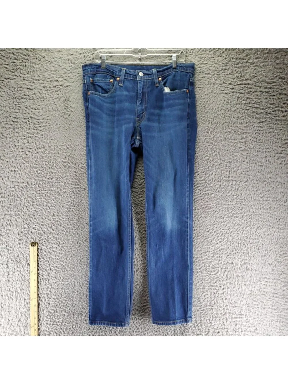 Levis Jeans Mens 34x32 Blue 511 Slim Fit Stretch Denim Classic 5-Pocket *Read*